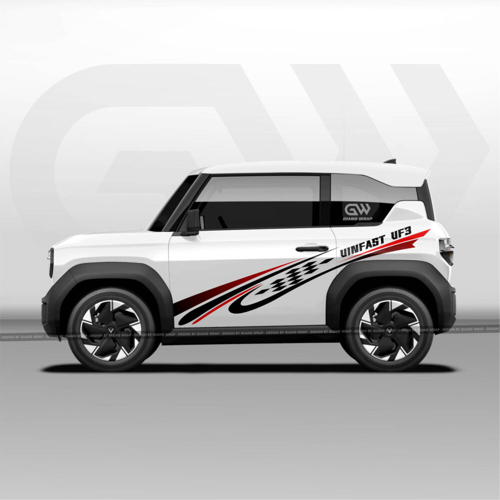 tem xe vf3 - decal dán xe vf3 - vinfast vf3