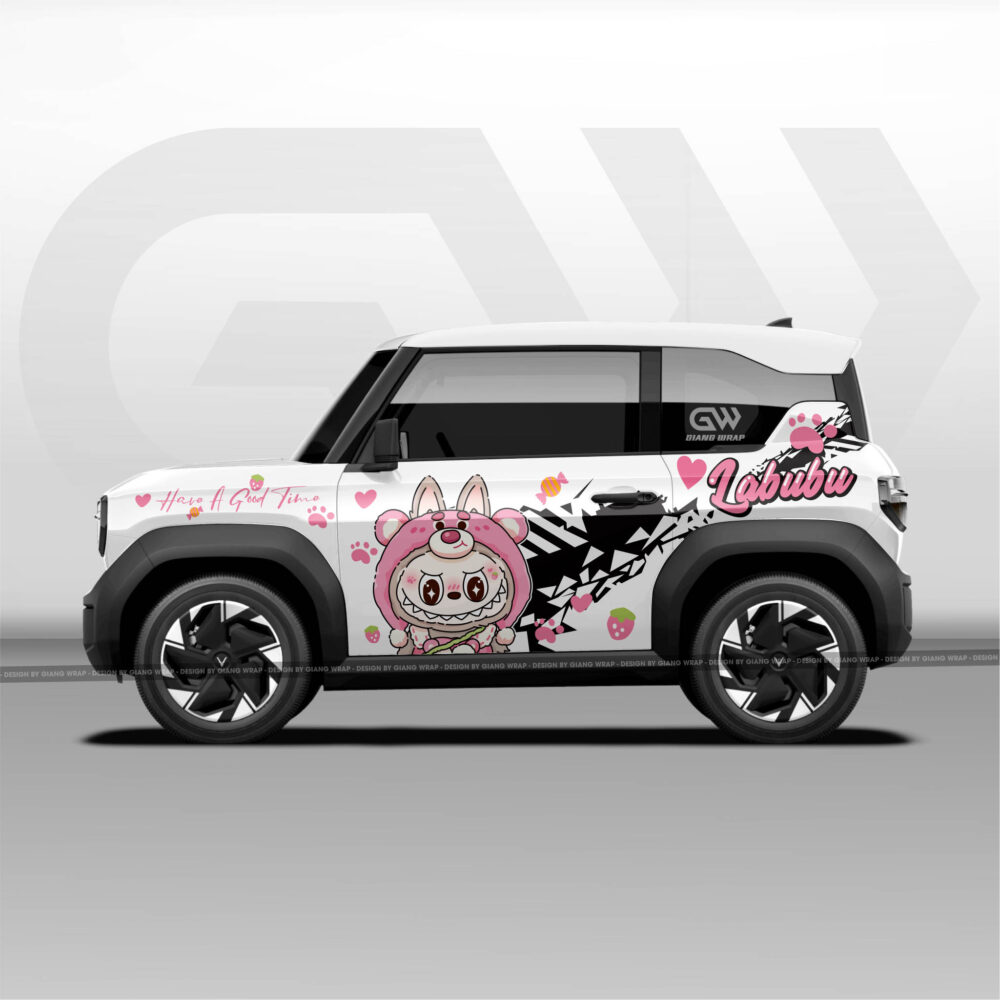 tem xe vf3, tem xe vf3 đẹp, tem xe vinfast vf3, thiết kế tem xe, Giang wrap