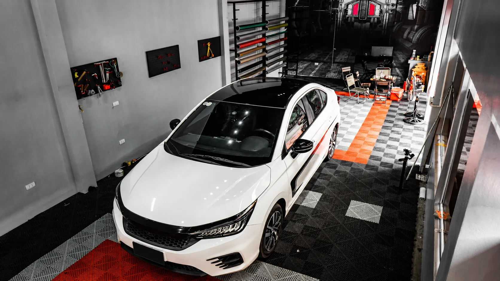 Dán nóc xe ô tô Honda City