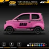 decal tem xe minio green