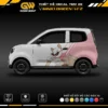 Decal Tem Xe Minio Green / VF2